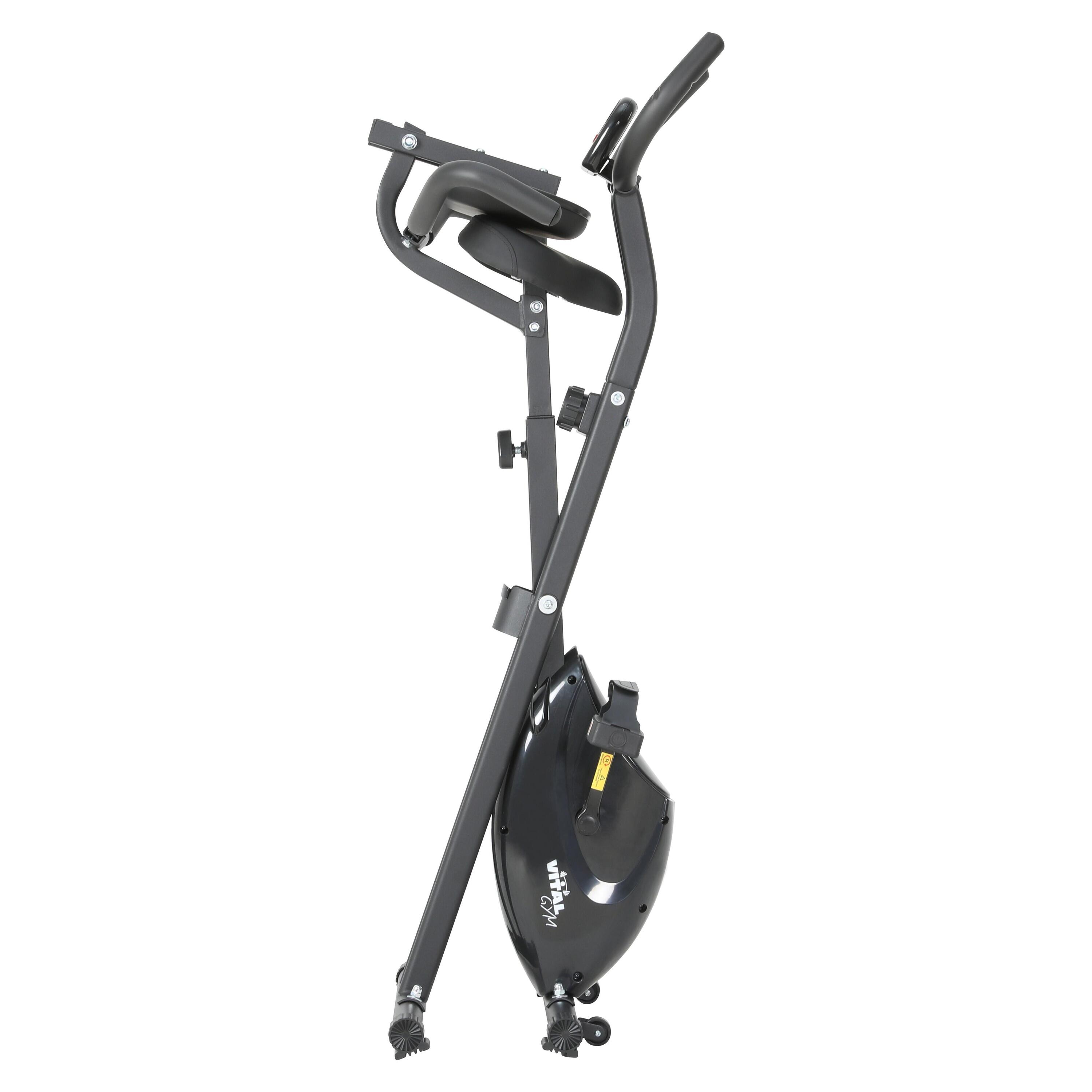 Vélo d'appartement pliable Vital Gym avec dossier magnétique 2/4