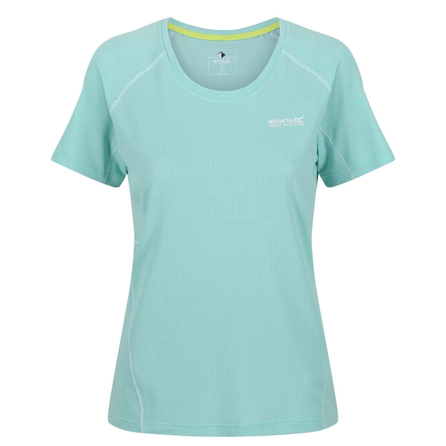 Womens/Ladies Devote II Quick Dry ShortSleeved TShirt (Teal) 1/5