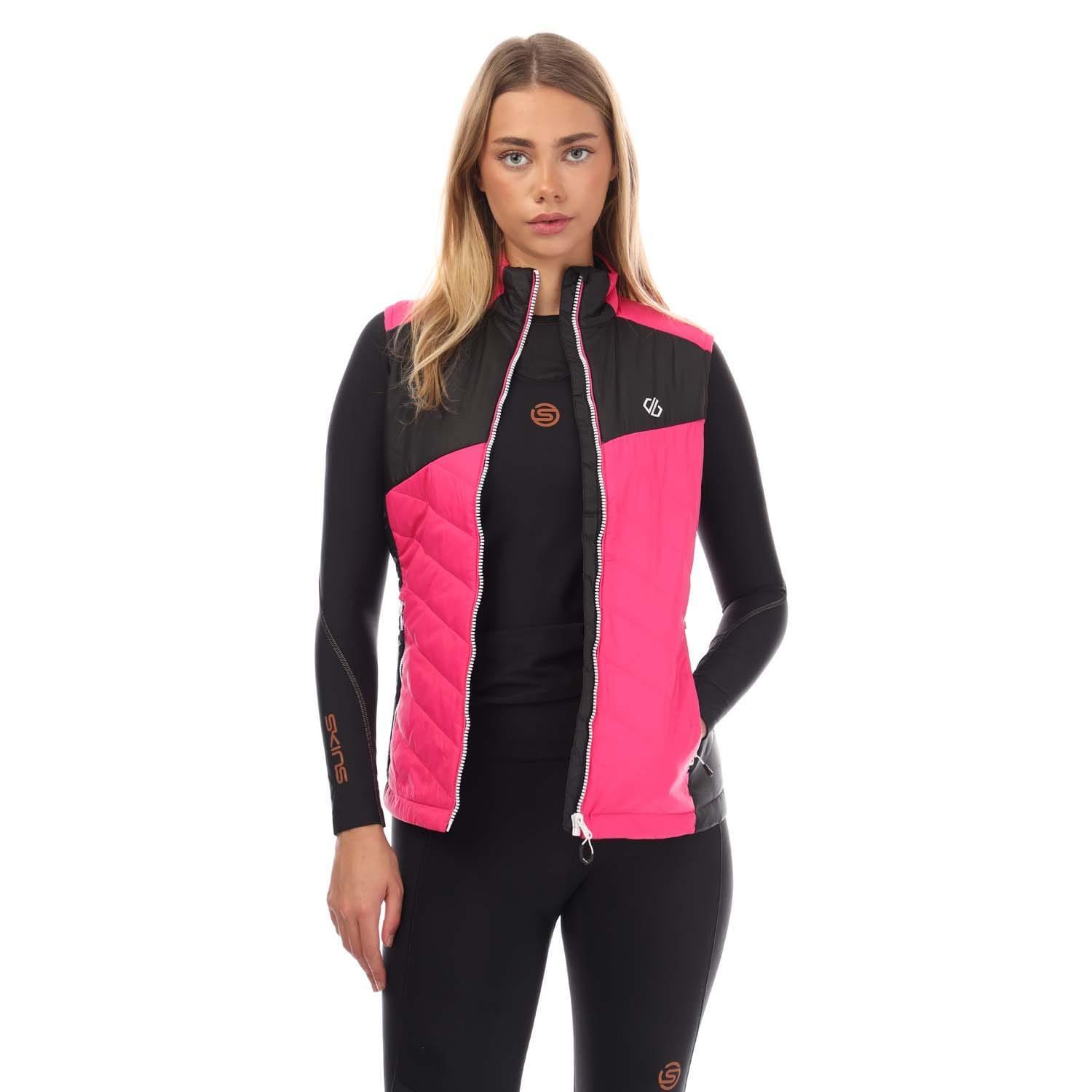 Womens/Ladies Ascending Lightweight Padded Gilet (Pink/Black) 1/5