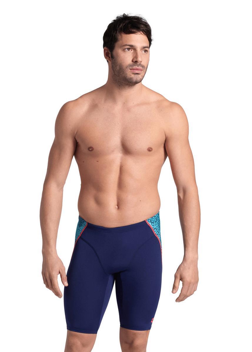 Arena Camo Kikko Jammer - Navy / Water Multi - UK Taglia 26 1/6