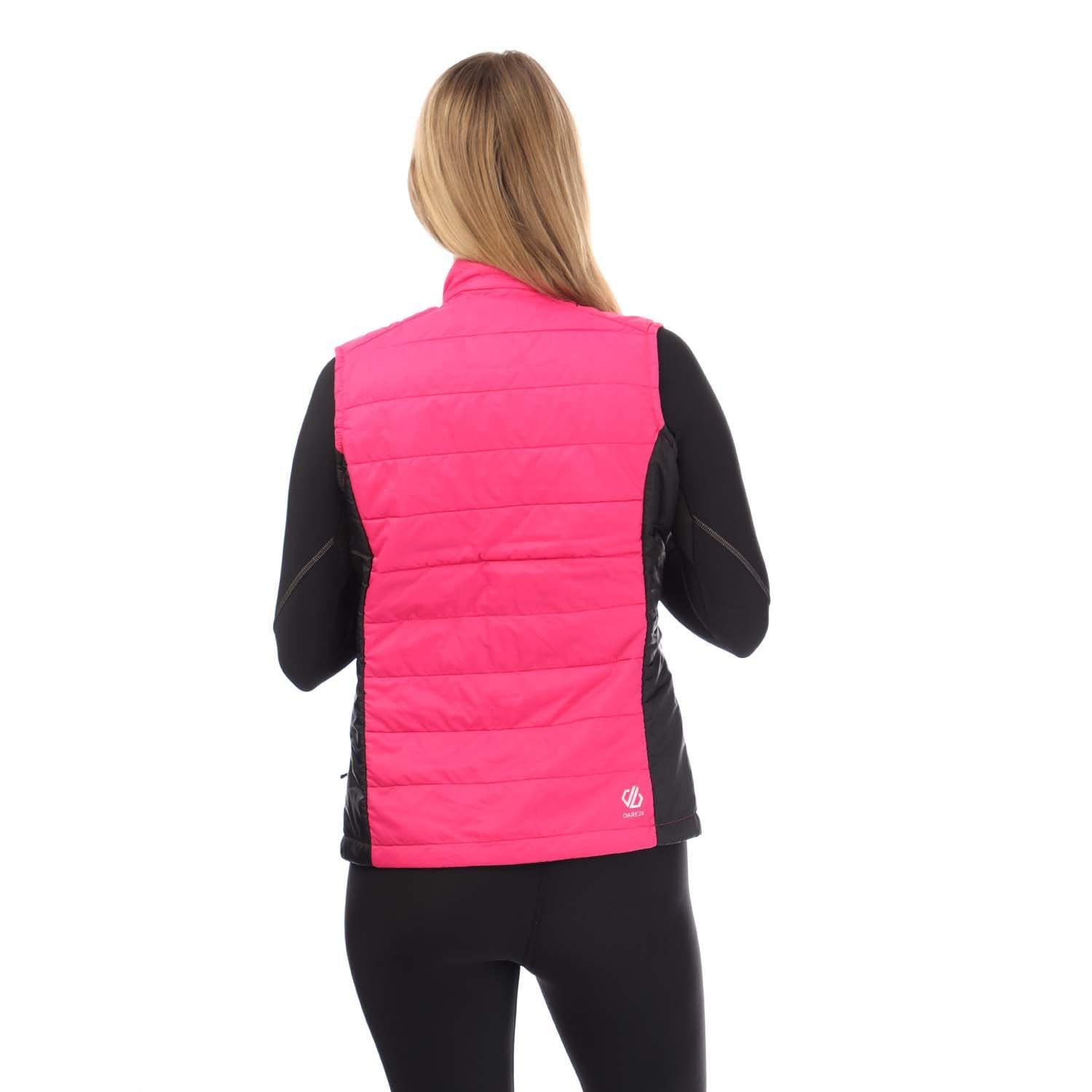 Womens/Ladies Ascending Lightweight Padded Gilet (Pink/Black) 2/5