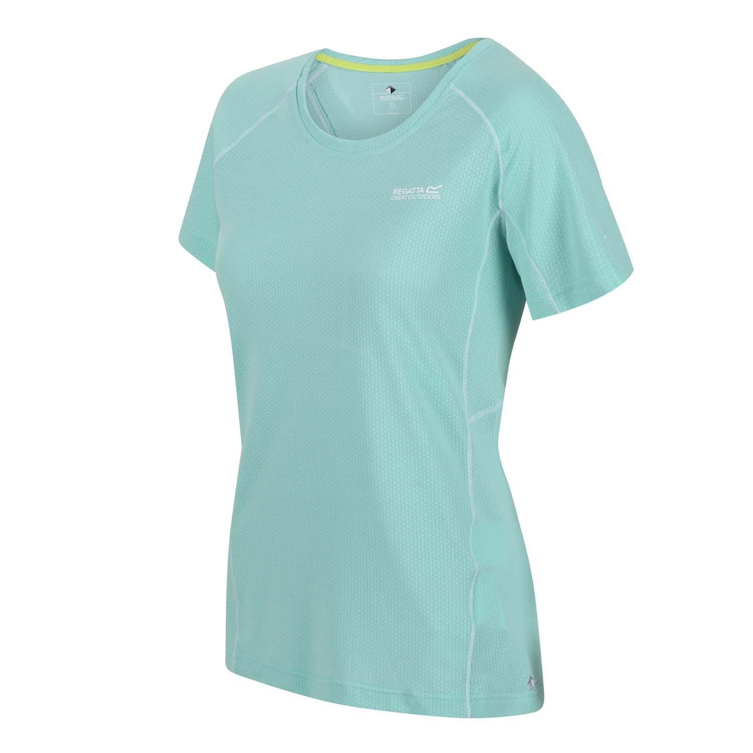 Womens/Ladies Devote II Quick Dry ShortSleeved TShirt (Teal) 3/5