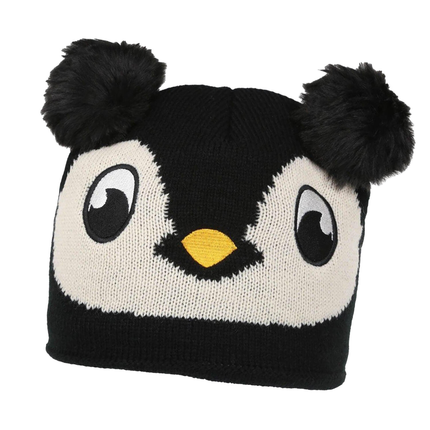 REGATTA Childrens/Kids Animally III Bobble Beanie (Black)