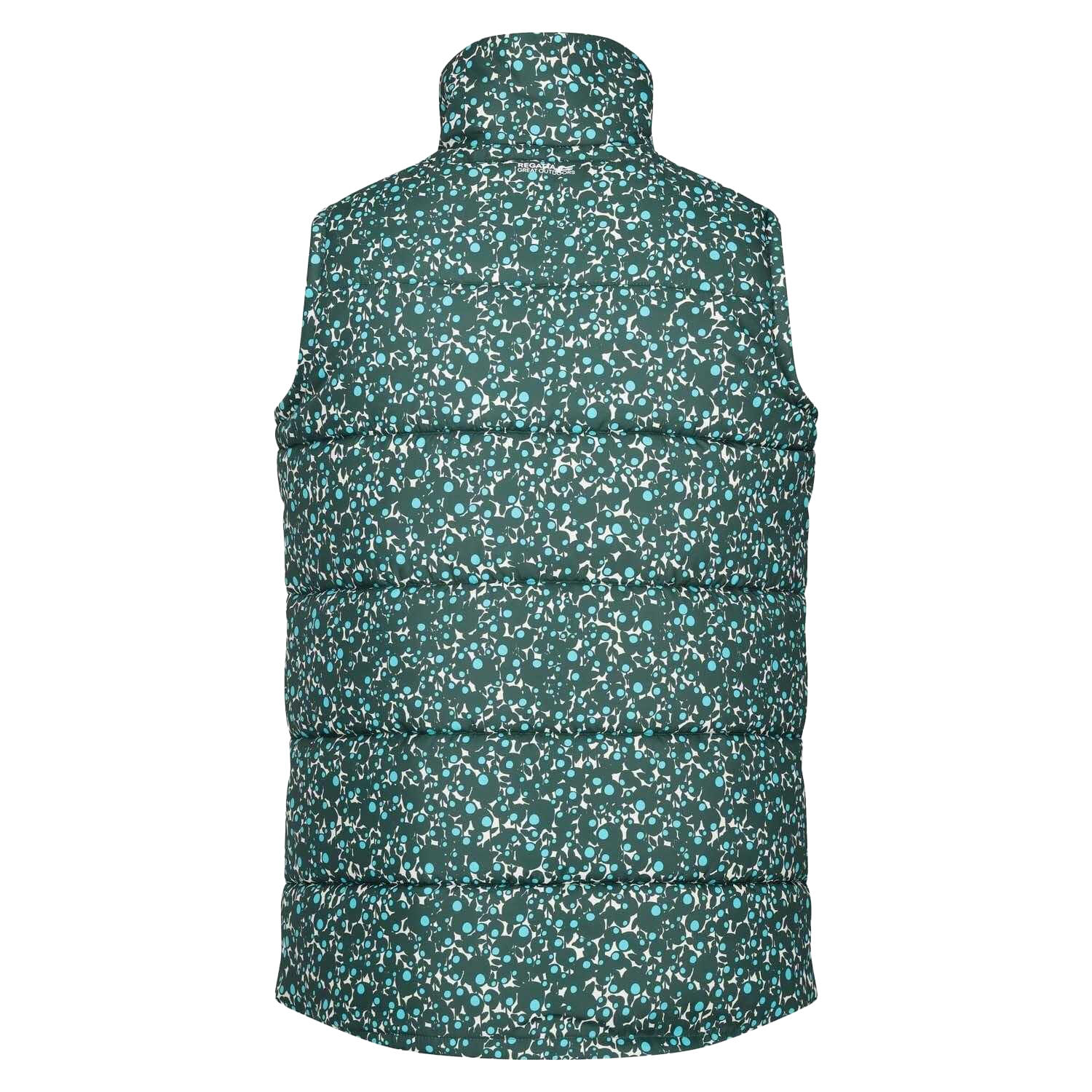 Womens/Ladies Orla Kiely Abstract Padded Gilet (Green) 2/3