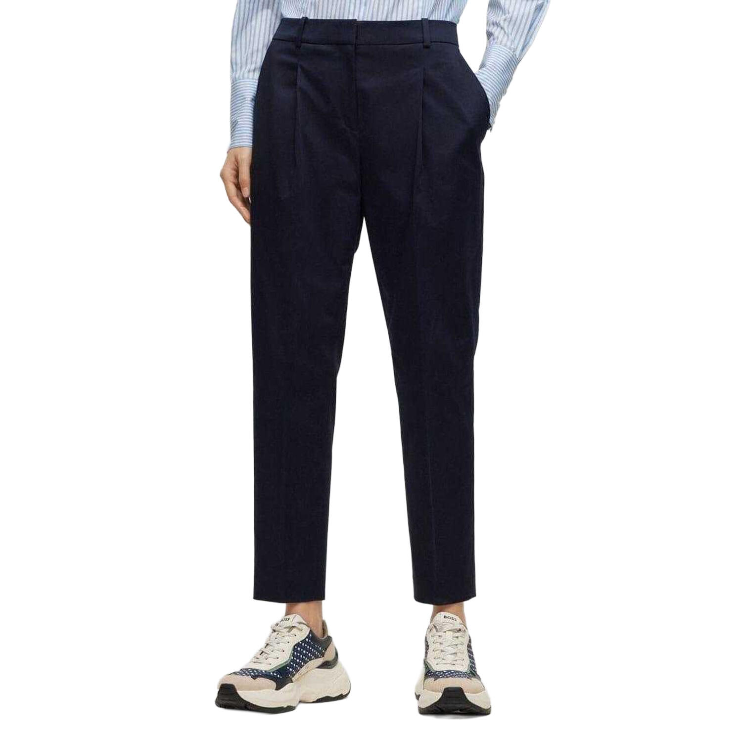 Womens/Ladies Tetida Trousers (Dark Blue) 3/3