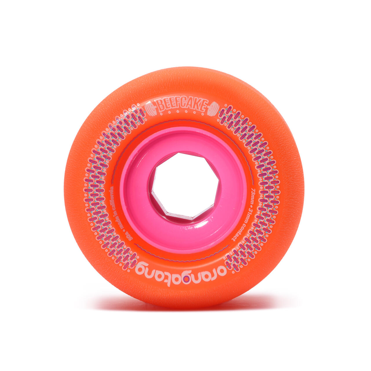 Rodas Skateboard - Sk8 - Beefcake - 73 mm 80a - Orangatang 2/4