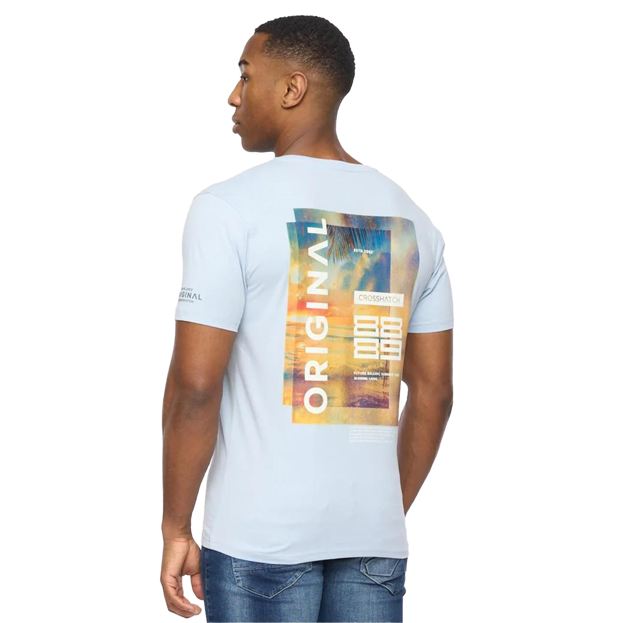 Mens Summevibe TShirt (Sky Blue) 2/3