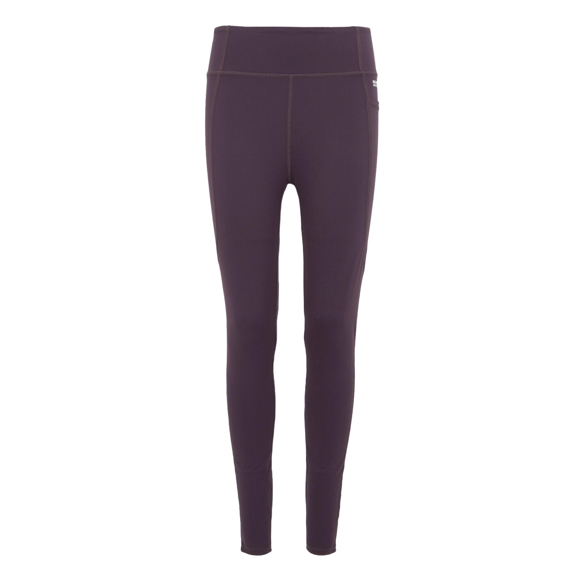 REGATTA Dames Holeen Pro Compressie Legging (Diepe pruim)
