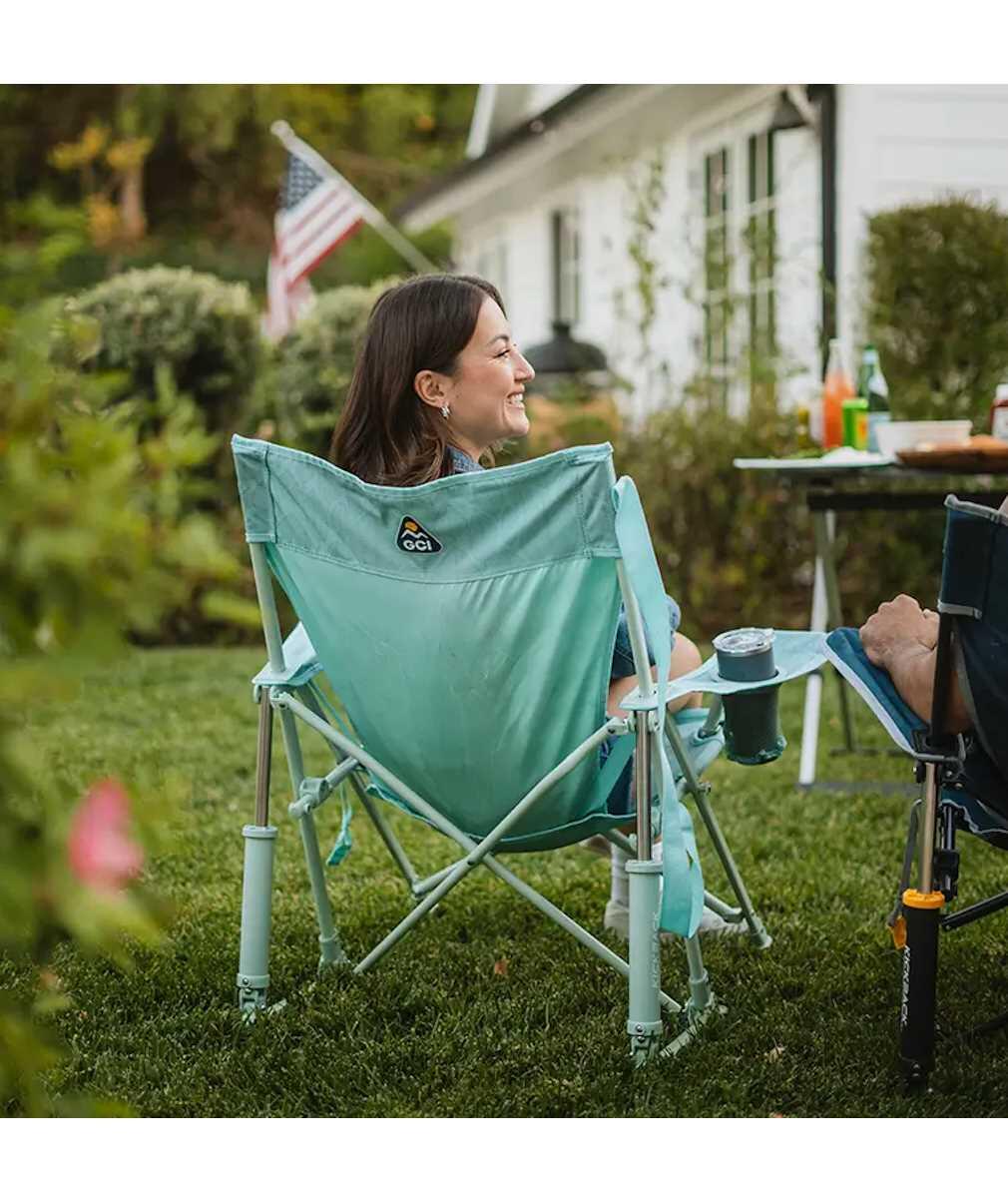 Krzesełko GCI Outdoor Kickback Rocker™ - leaf/pastel green 6/7