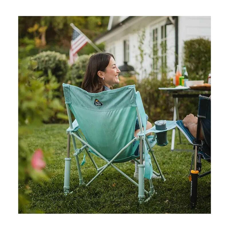 Krzesełko GCI Outdoor Kickback Rocker™ - leaf/soft navy