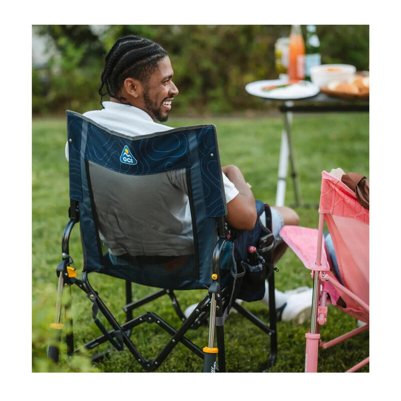 Stowaway Rocker navy topo