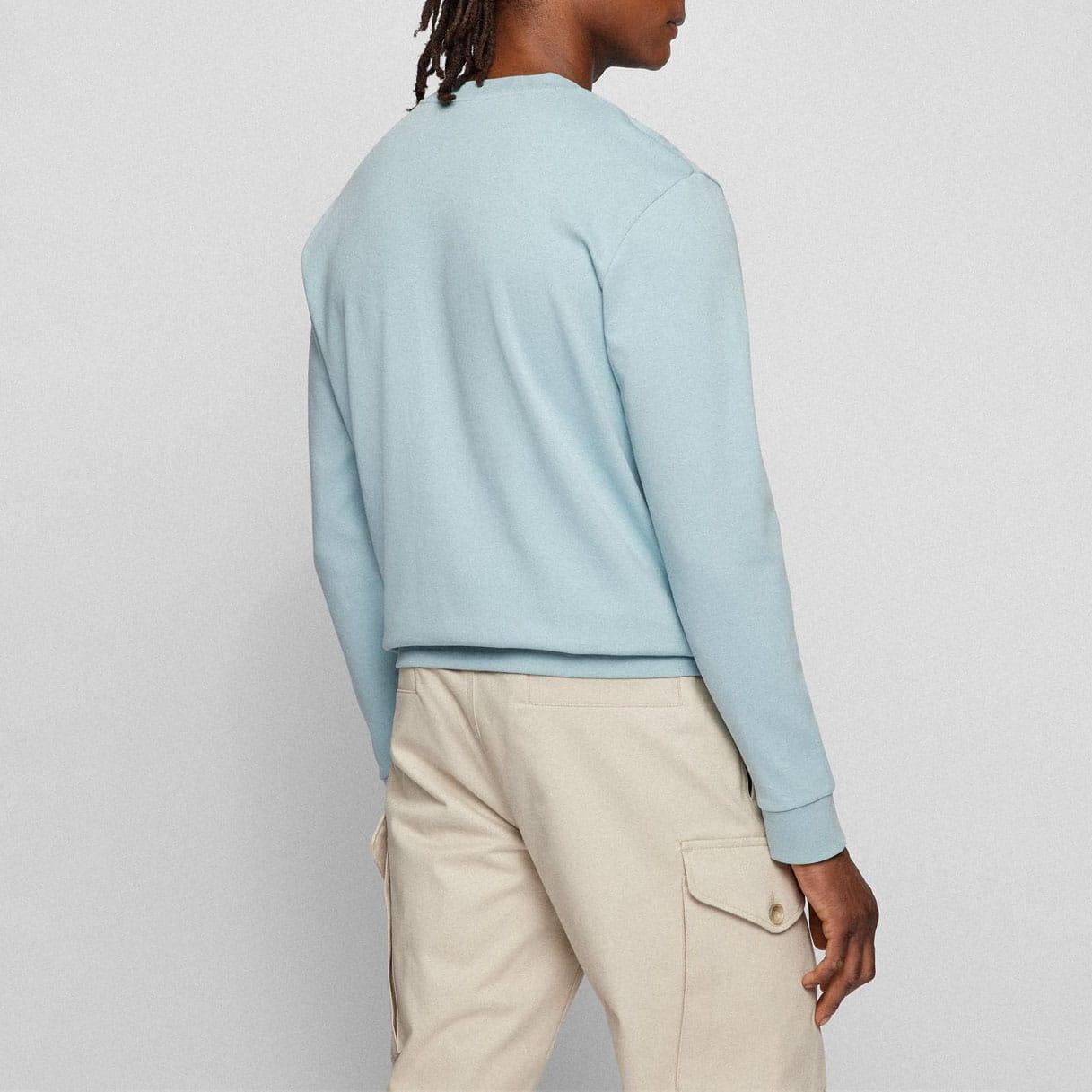 Mens Savin Sweatshirt (Turquoise) 3/3