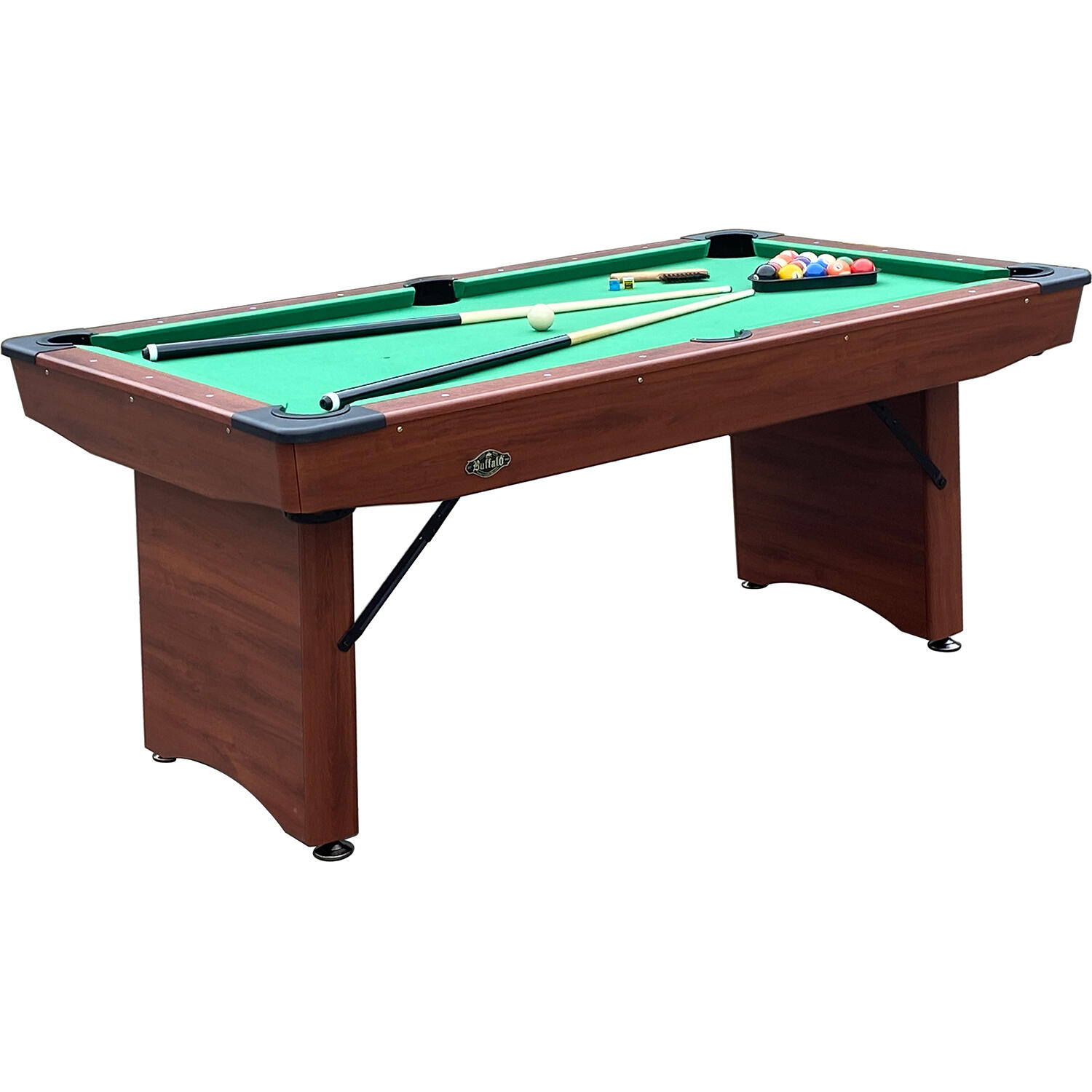 BUFFALO Buffalo Pooltafel Challenger II Bruin