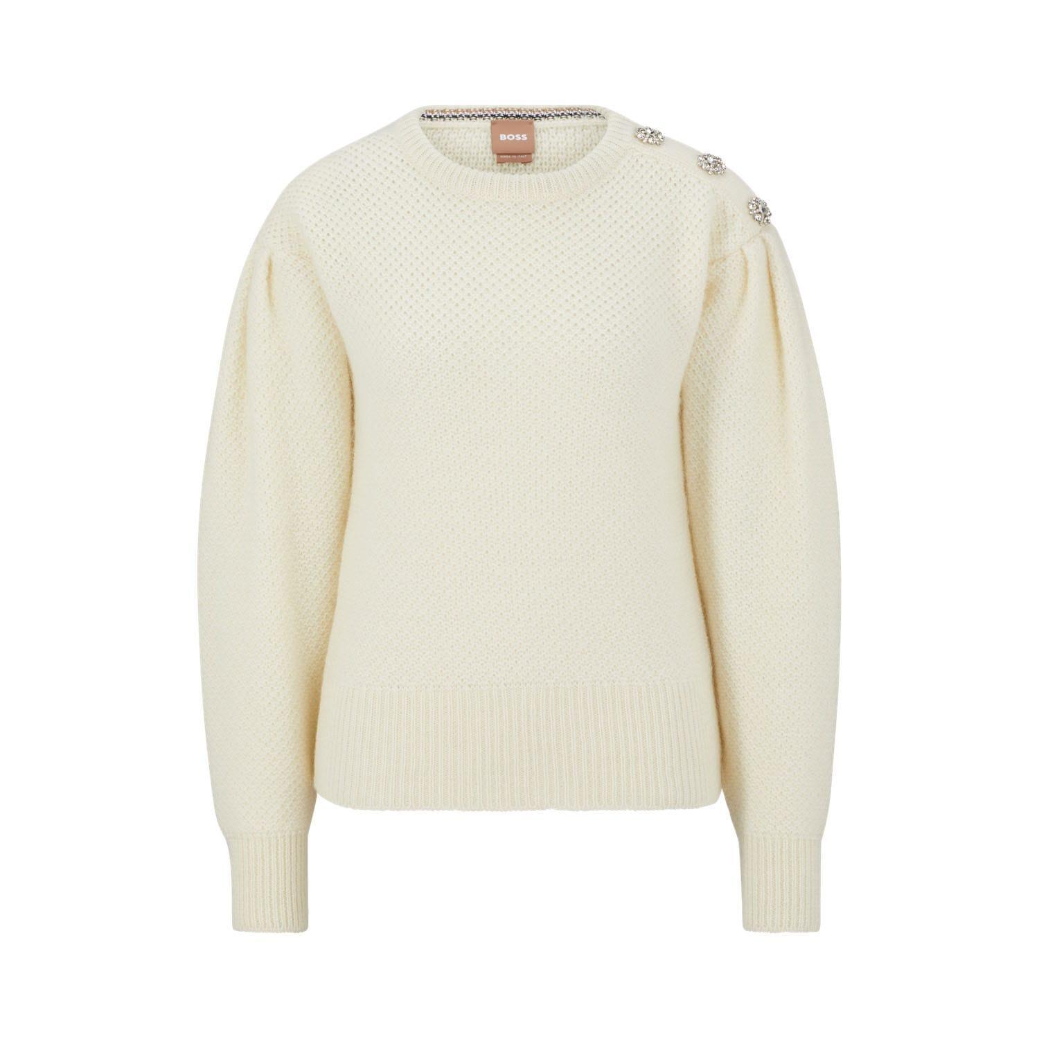 BOSS Womens/Ladies Fernas Sweatshirt (White)