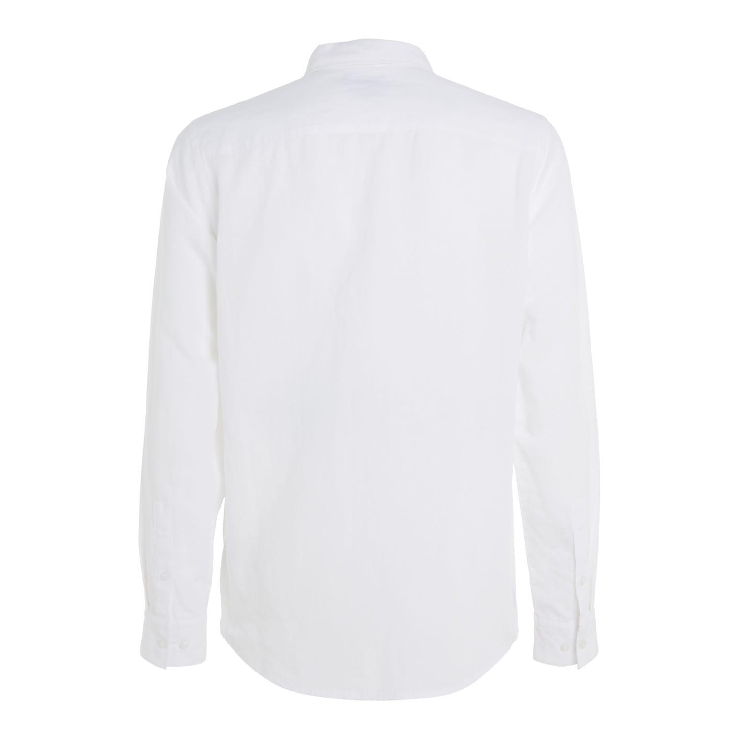 Mens Cotton Lined Regular Shirt (White) 2/4