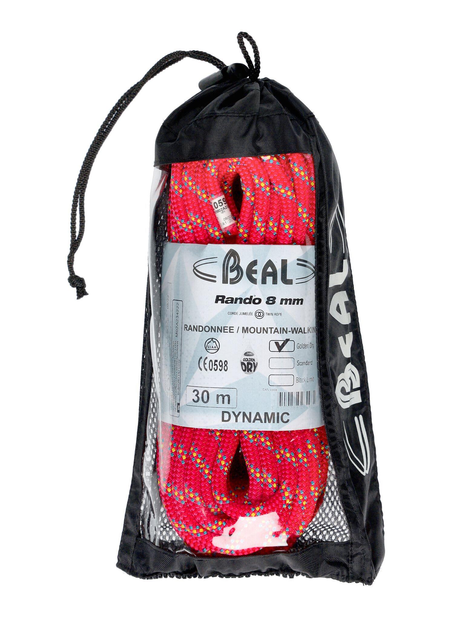 Kletterseil Rando 8Mm 30M Golden Dry 2/5
