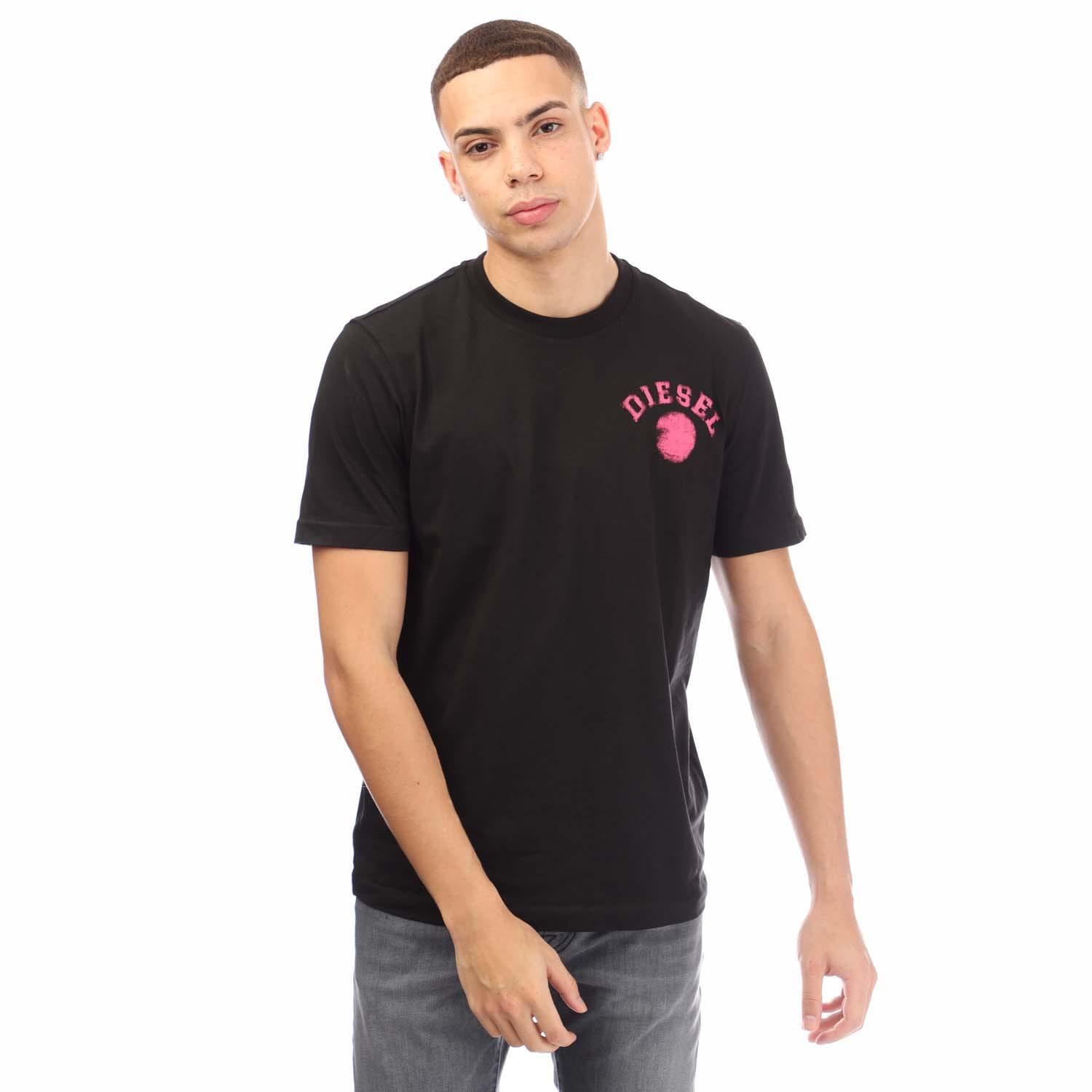 DIESEL Mens TJust 104 TShirt (Black)