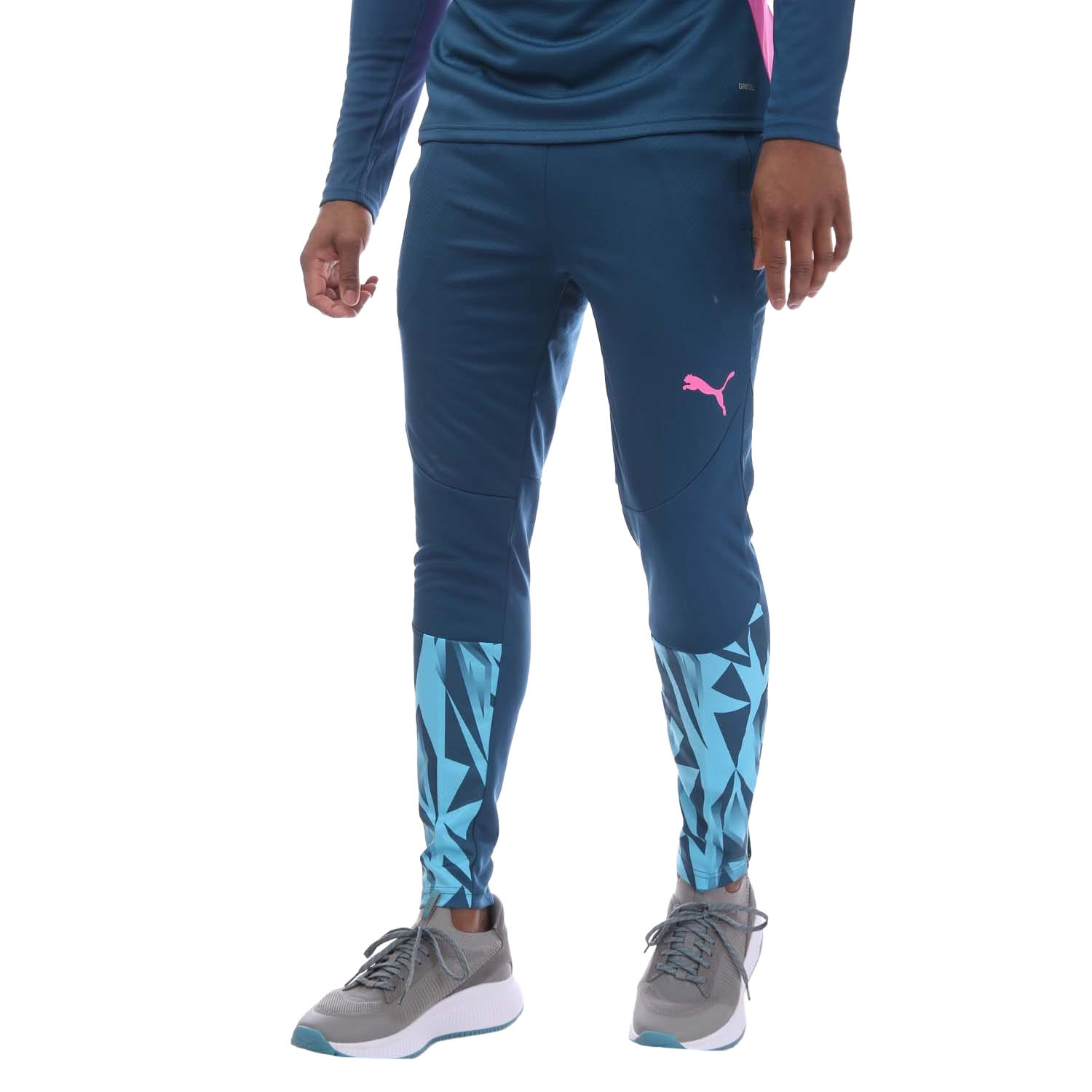 PUMA Pantaloni Da Jogging Allenamento Uomo Puma Individual Final Blu