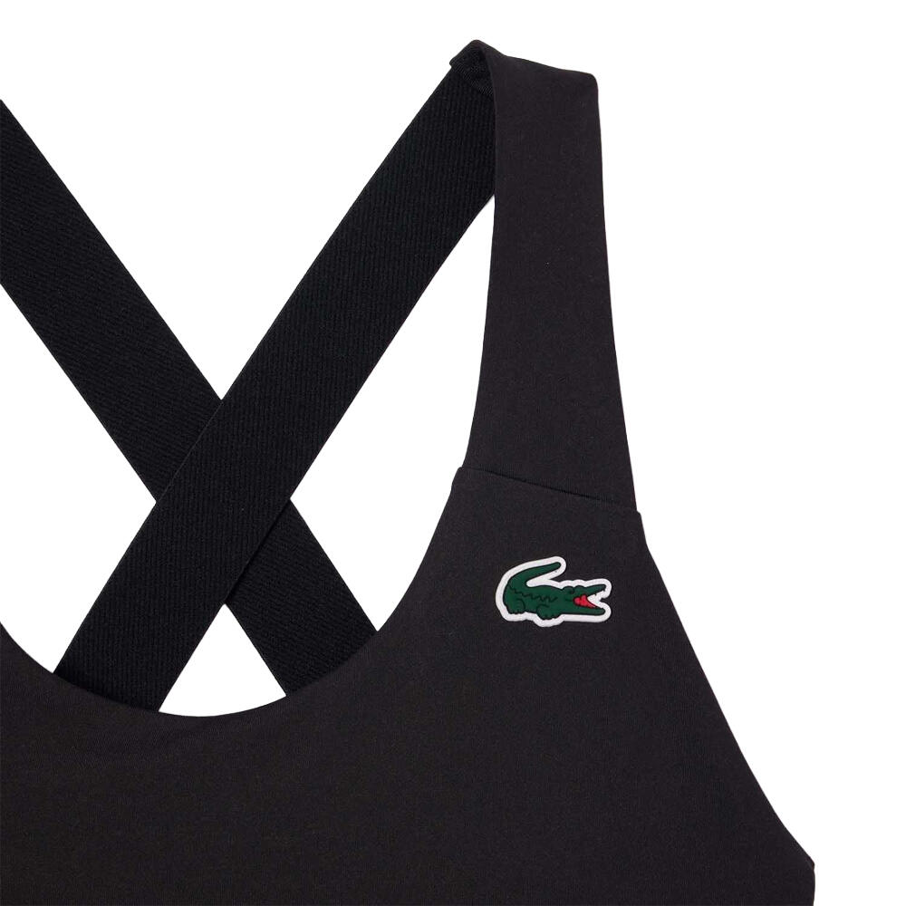 Womens/Ladies Stretch Breathable Sport Bralette (Black) 3/4