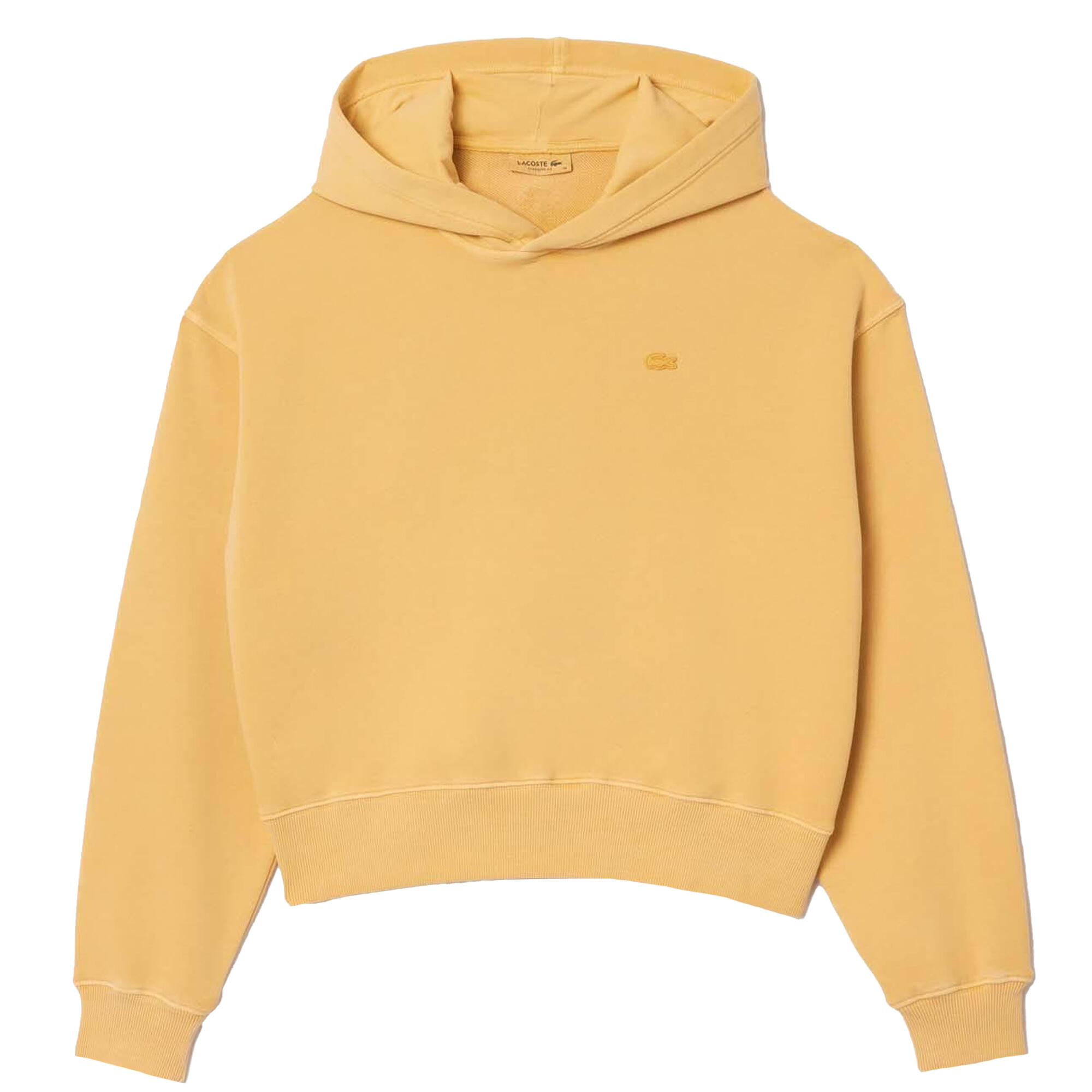LACOSTE Womens/Ladies Dyed Oversized Hoodie (Orange)