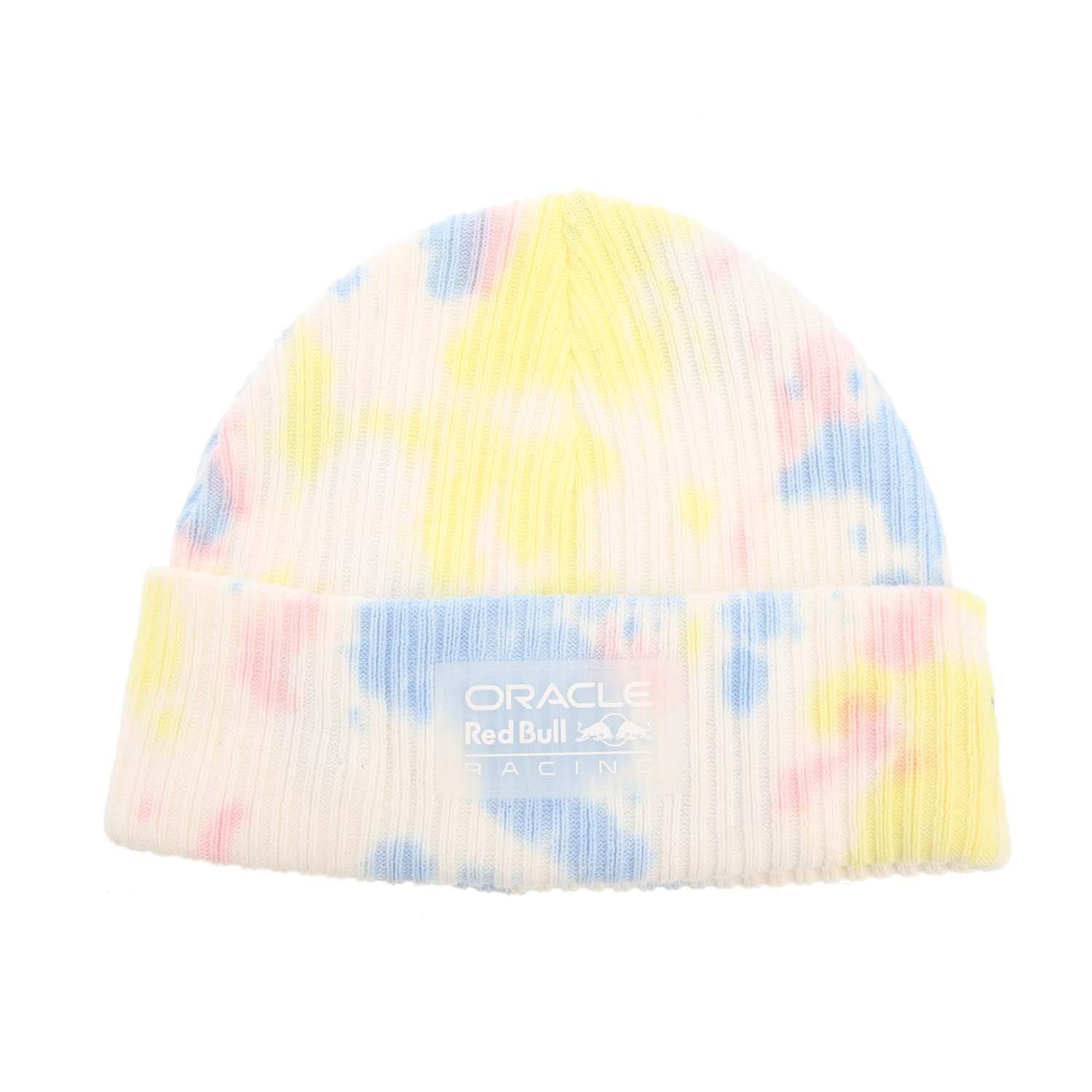 NEW ERA Oracle Red Bull Racing Tie Dye Beanie (Pink/Blue/Yellow)