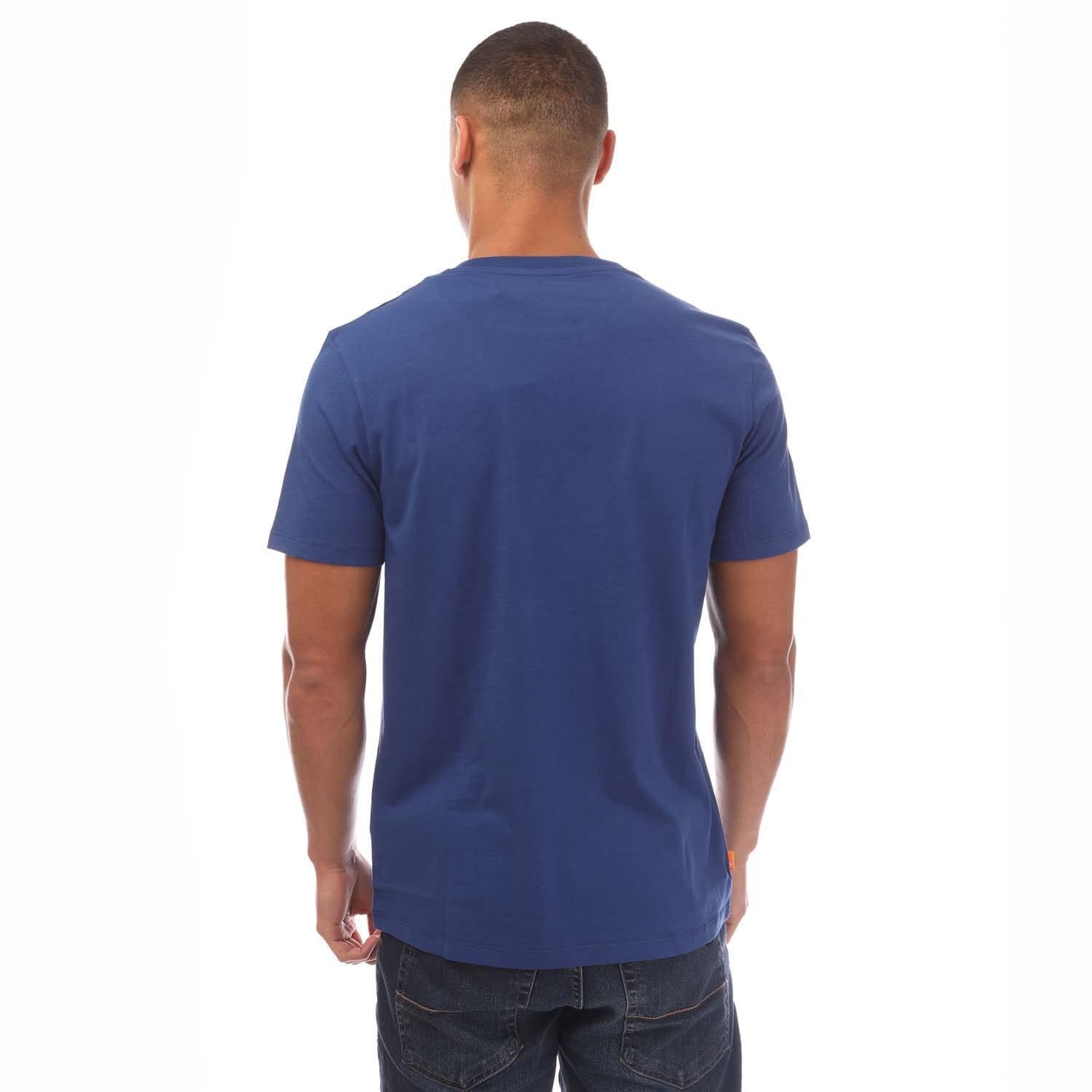 Mens Tree Logo TShirt (Blue) 2/3