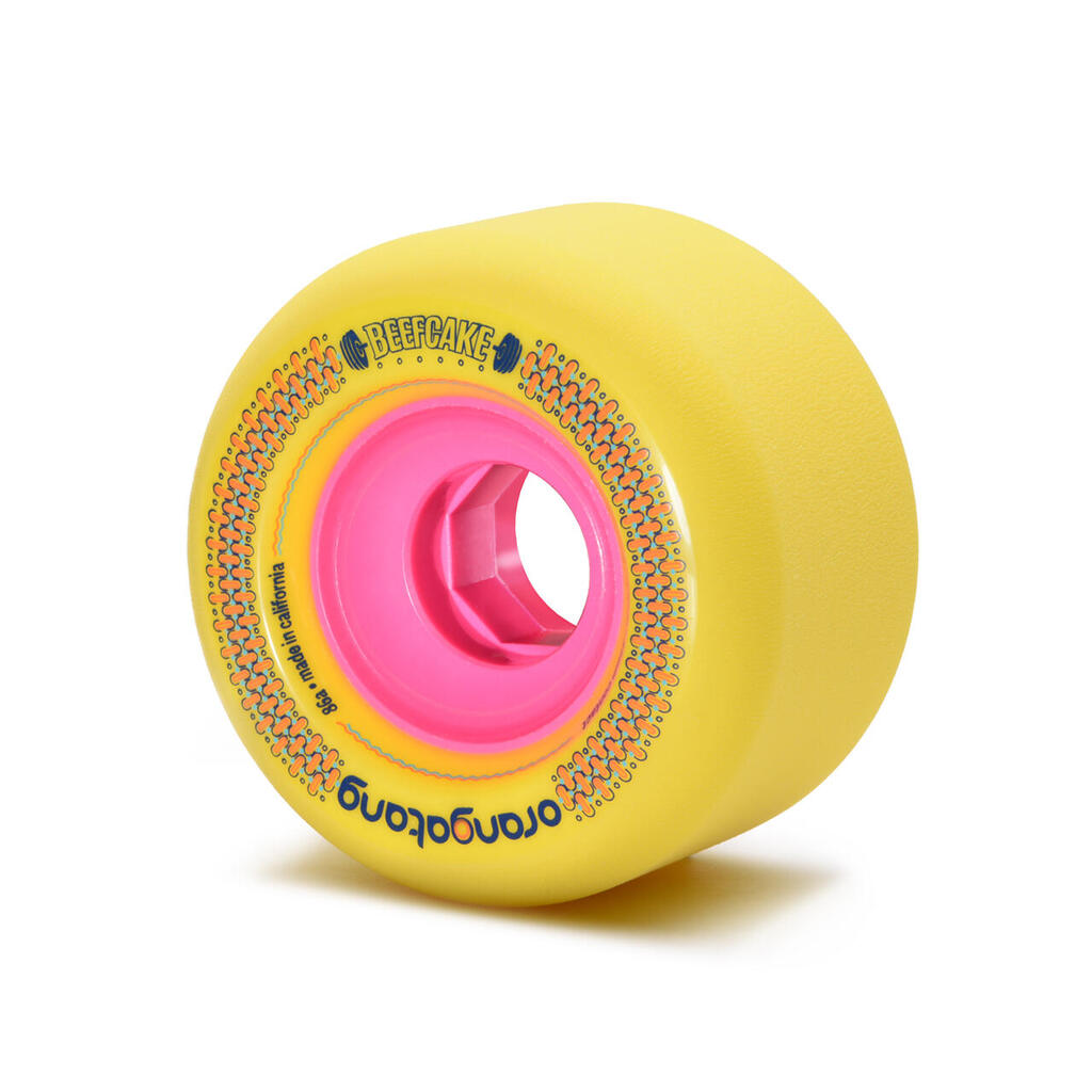 BEEFCAKE Longboard Sliding & FreeRide Wheels 73mm/86a – Set 4
