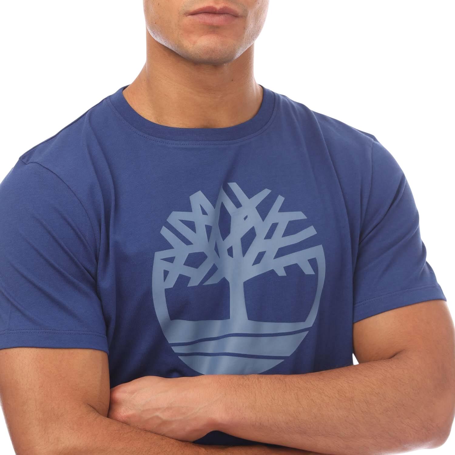 Mens Tree Logo TShirt (Blue) 3/3