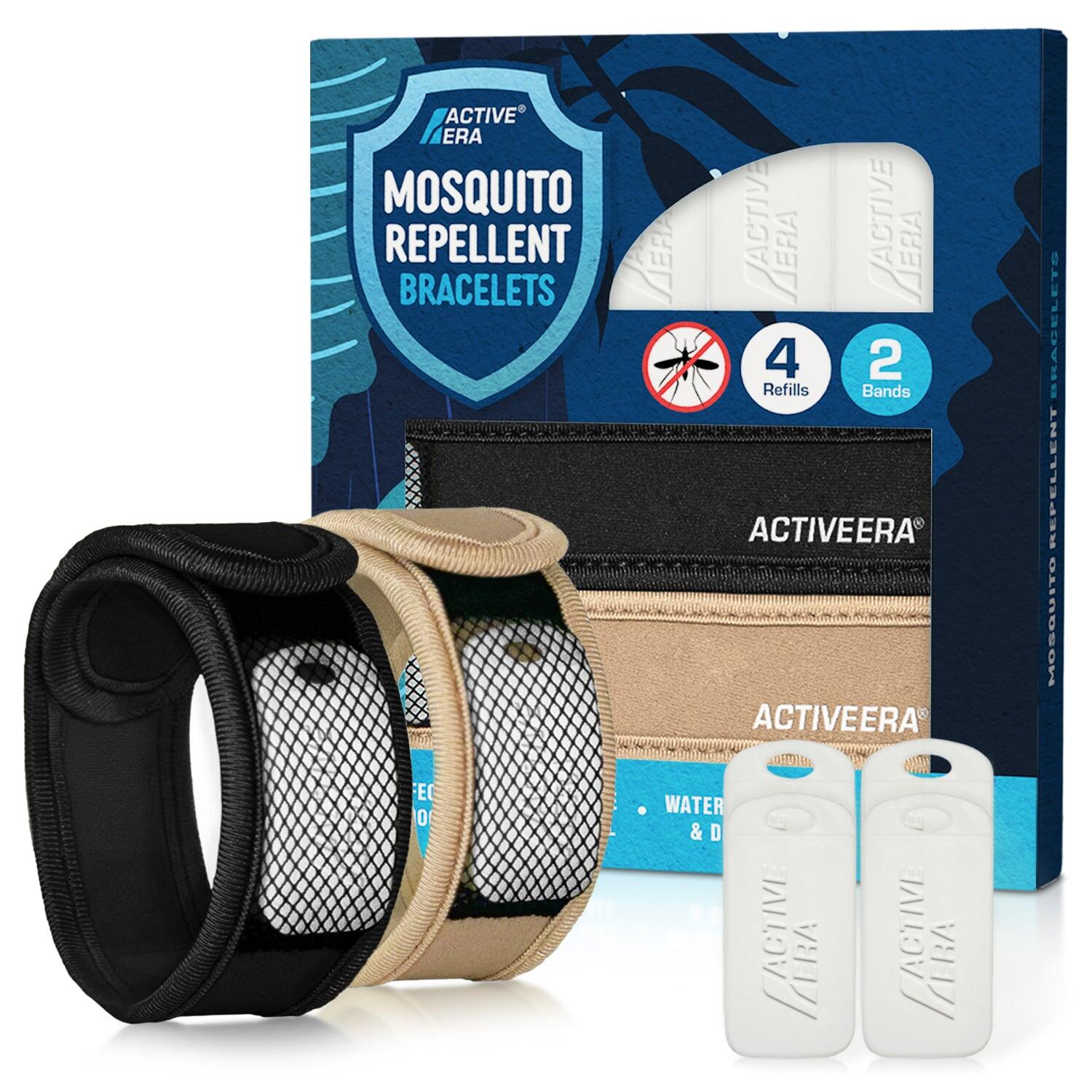 ACTIVE ERA Expedition Mosquito Repellent Bands - 2 pack + 4 refill