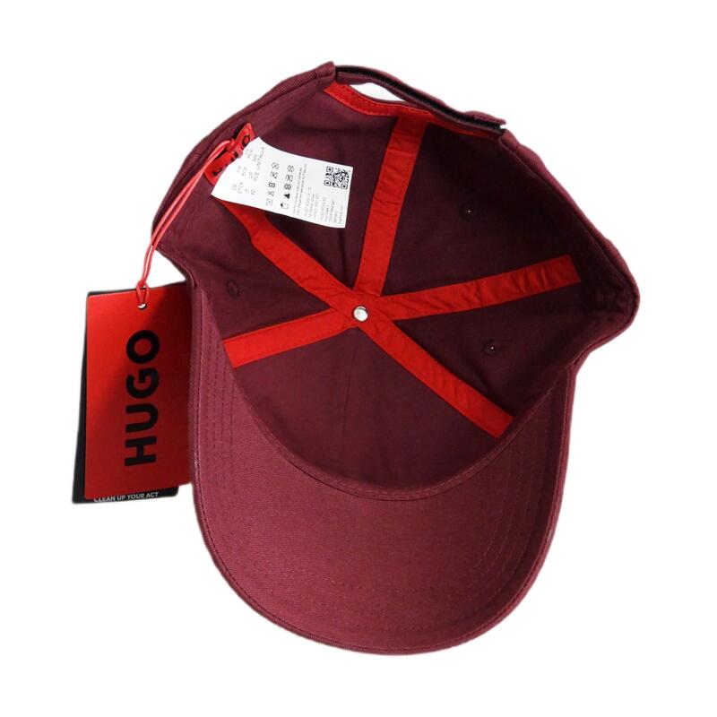 Czapka z daszkiem bejsbolówka Hugo Boss Bordowa - 50492745-654