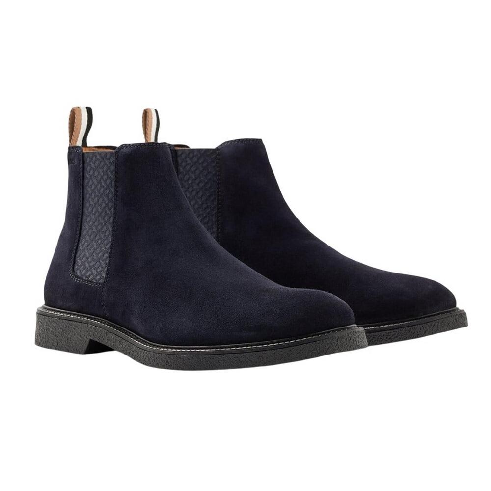 Stiefeletten "Tunley", Leder Herren Dunkelblau 4/4