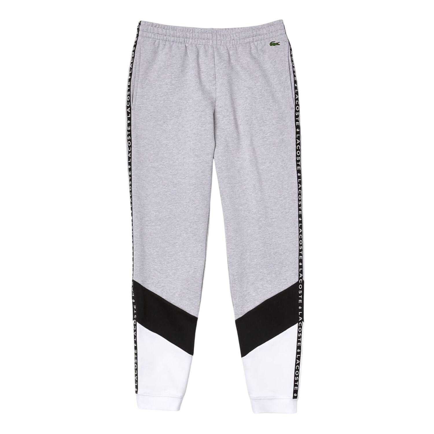 LACOSTE Pantalone da jogging uomo Lacoste grigio in pile