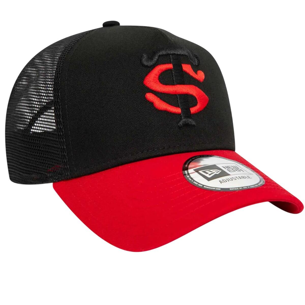 Childrens/Kids Core Stade Toulousain Trucker Cap (Black) 4/4