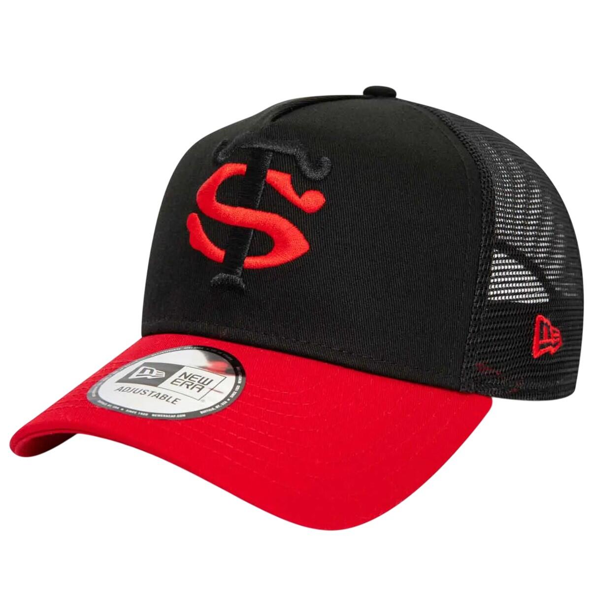 Childrens/Kids Core Stade Toulousain Trucker Cap (Black) 3/4