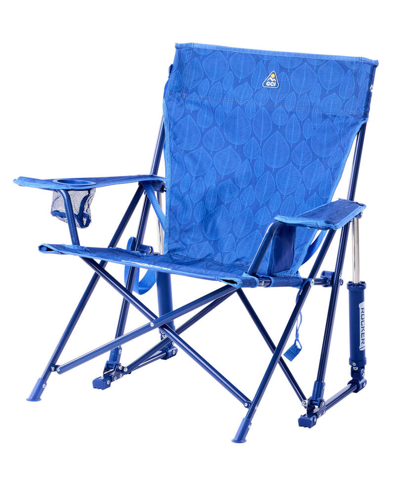 Krzesełko GCI Outdoor Kickback Rocker™ - leaf/soft navy