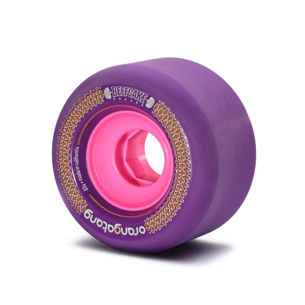 BEEFCAKE Longboard Sliding & FreeRide Wheels 73mm/83a – Set 4