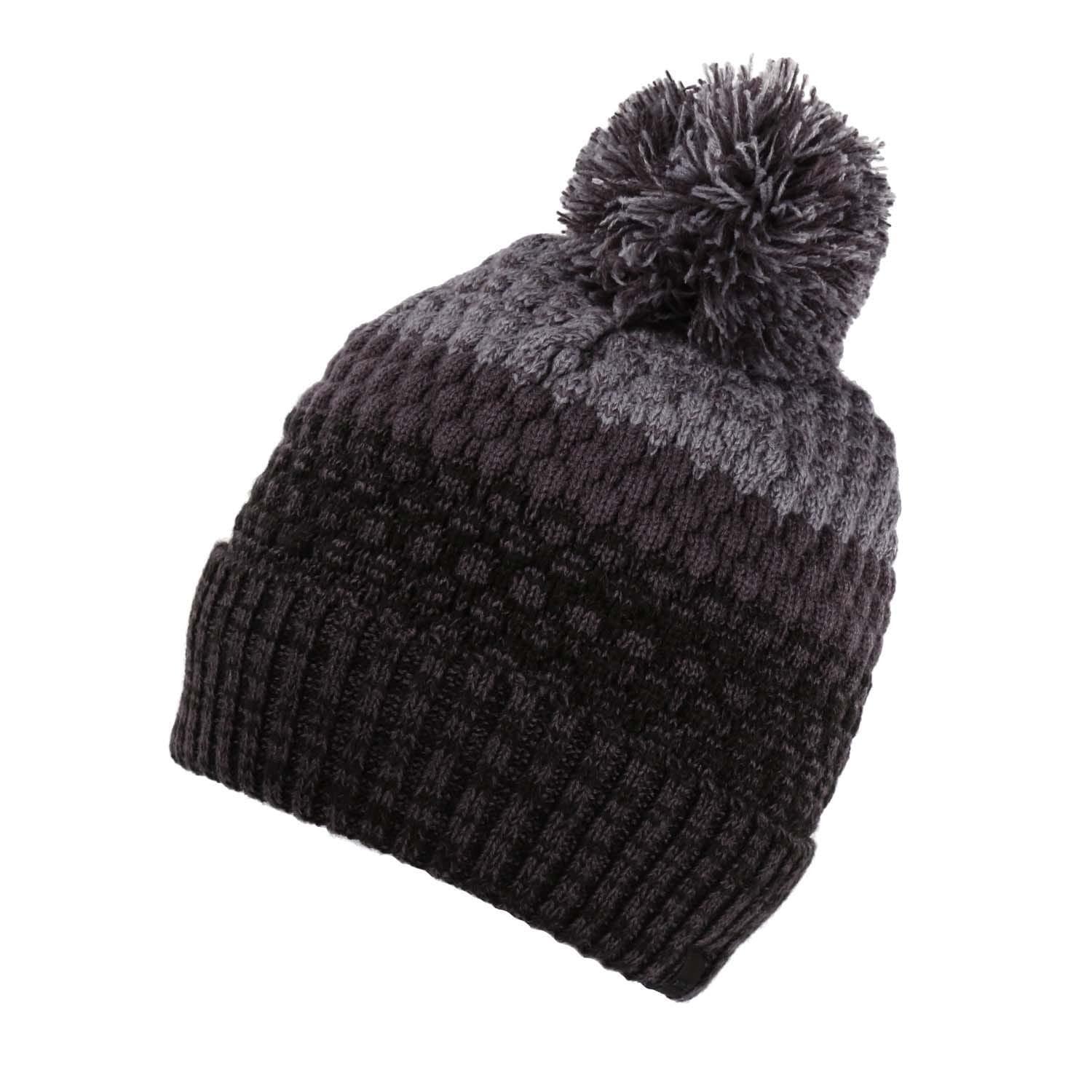 REGATTA Unisex Adult Frosty VII Bobble Hat (Grey/Black)