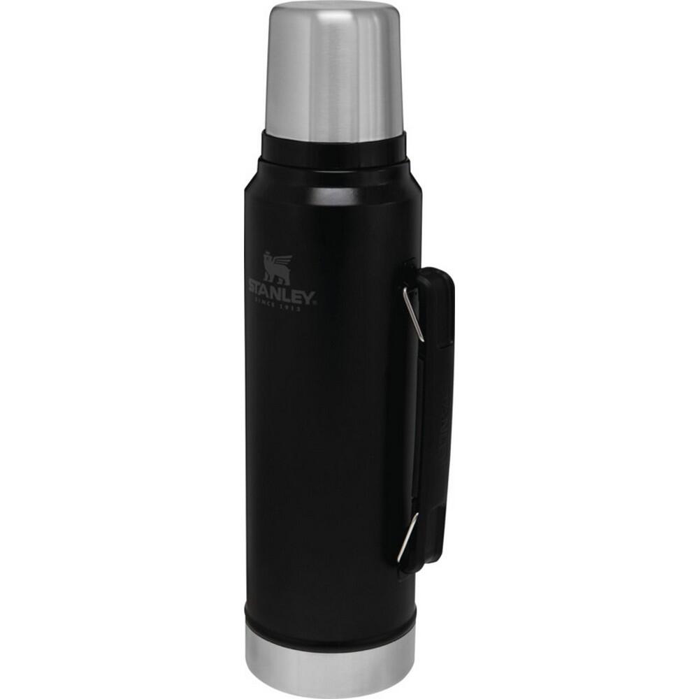 Flasche "Classic", 1000ml Damen und Herren Matt Schwarz 2/3