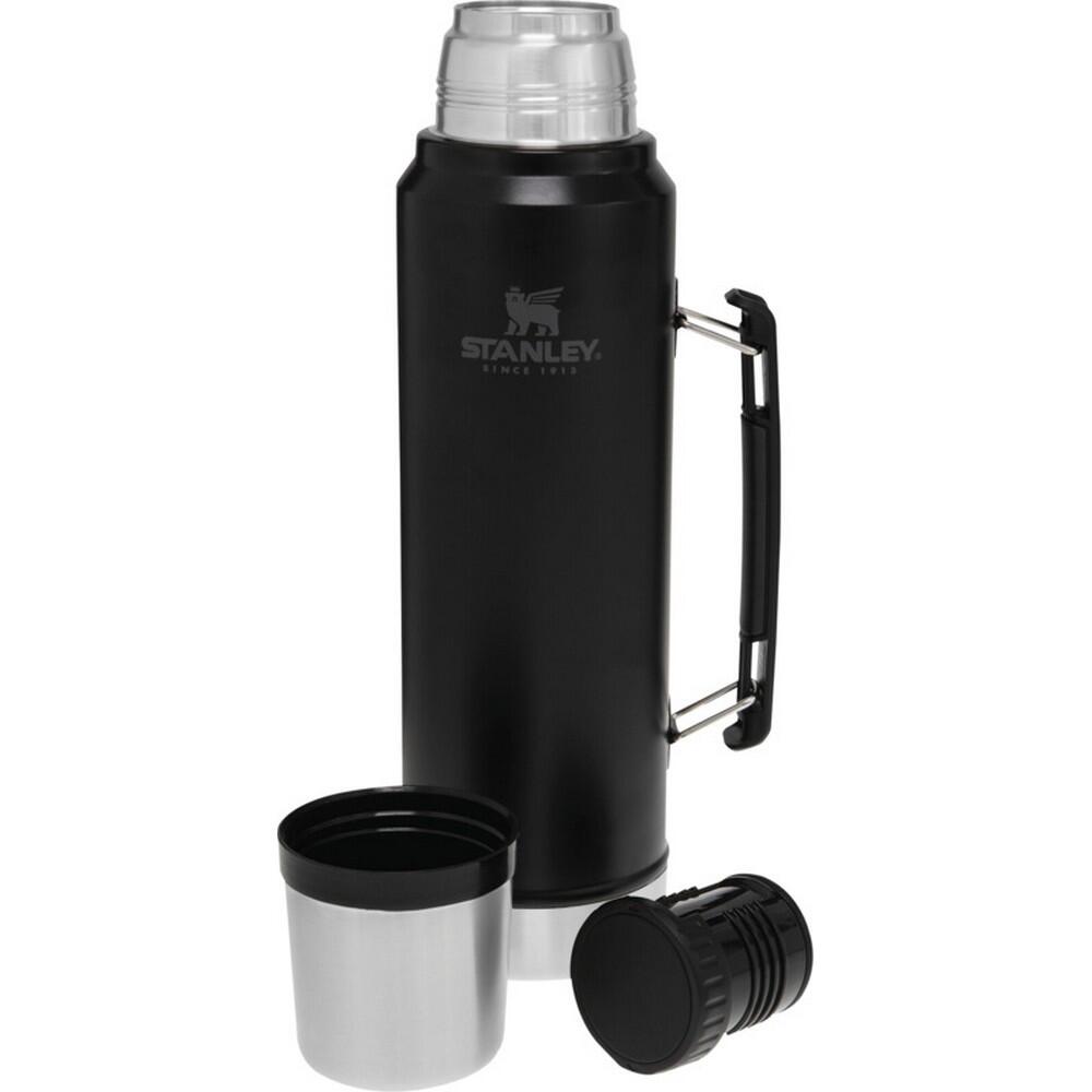 Flasche "Classic", 1000ml Damen und Herren Matt Schwarz 3/3