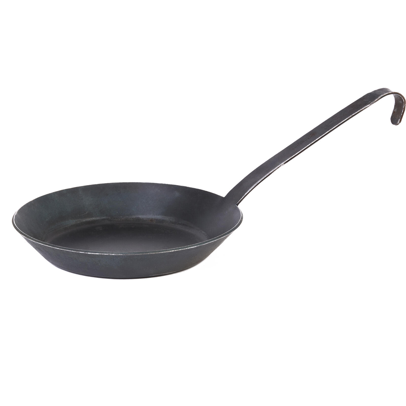 Padella di ferro Smed Padella per friggere grigliare Padella manico rotondo 24cm 3/5