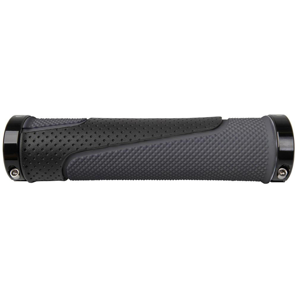 Poignées à vis VELO D3 Alu-Gel 130 mm noir-gris - 3 composants... 2/3