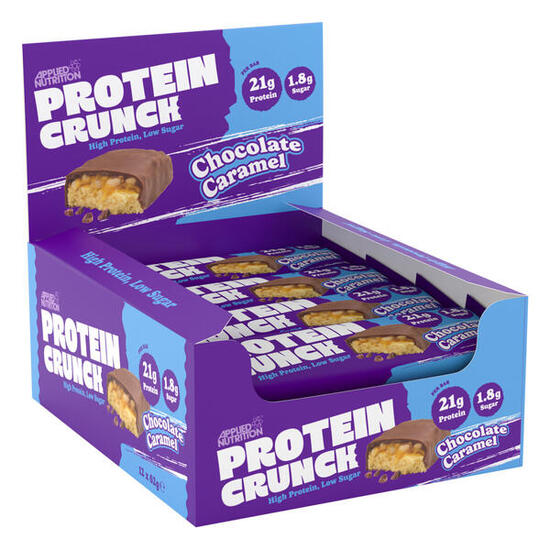 Barrette proteiche - Protein Crunch Bar - Cioccolato Bianco e Caramello