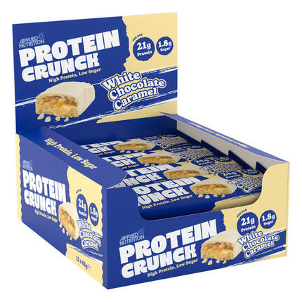 Barres protéinées - Protein Crunch Bar - Chocolat Blanc Caramel