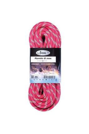 Corde Beal Rando 8 mm Golden Dry rose légère 20‑48 m gaine 40% marquages 12 m