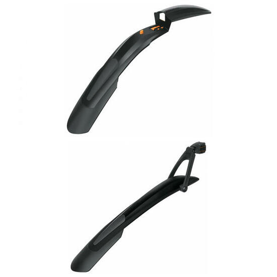 SKS Schutzblech-Set 1 x Shockblade DARK 28+29 Zoll + 1 x X-Blade DARK 28+29 Z...