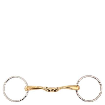 Mors double brisures pour cheval BR Equitation Soft Contact