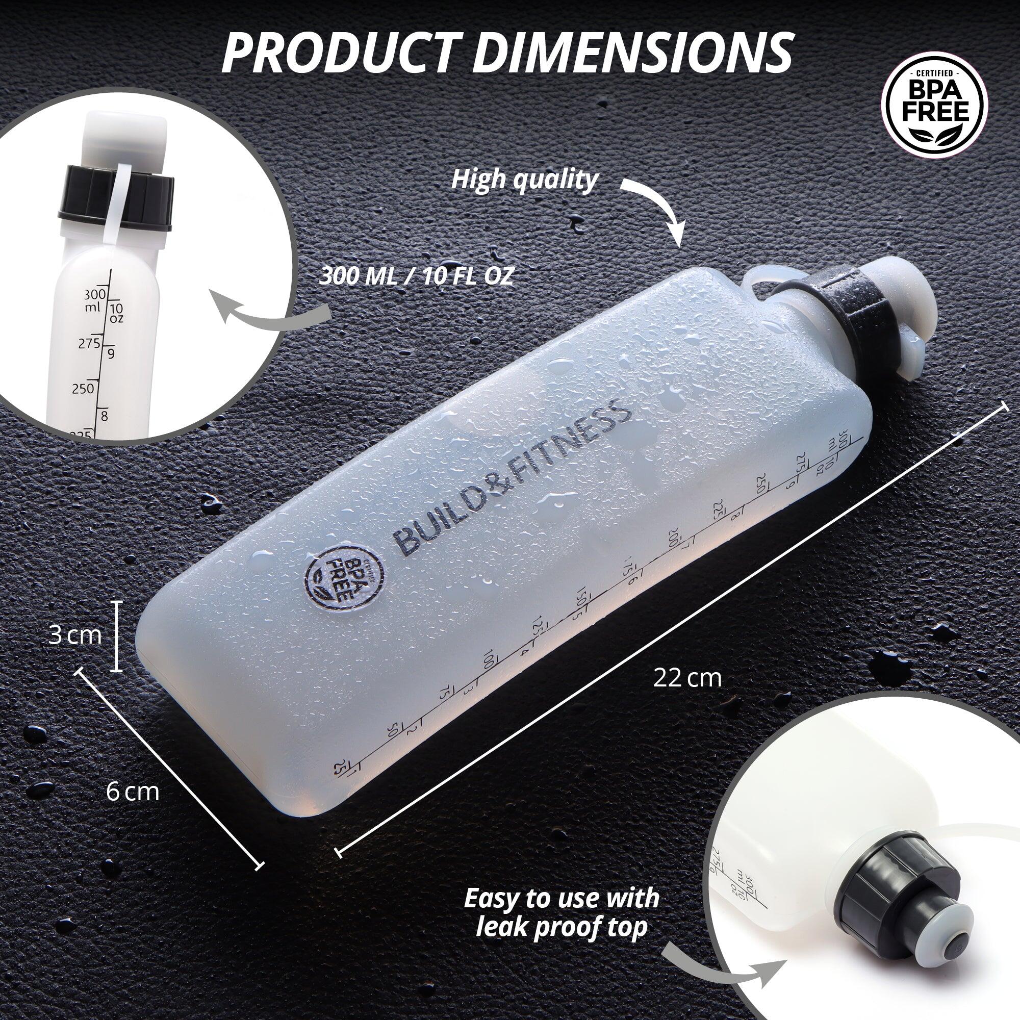 BUILD & FITNESS Curved Water Bottle 5/7
