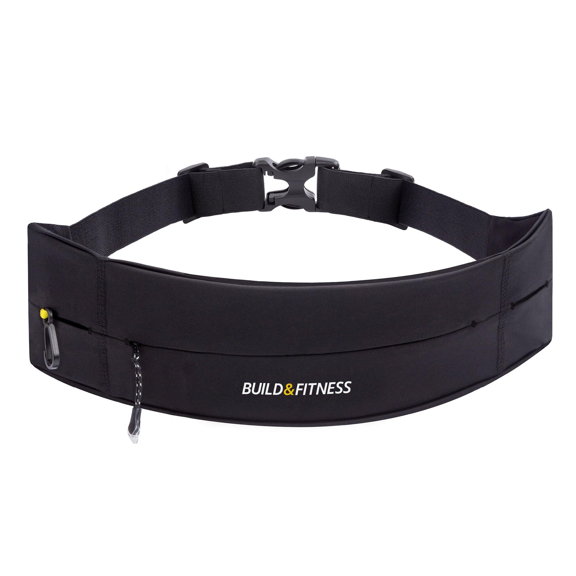 BUILD & FITNESS Adjustable Zipper Running Belt
