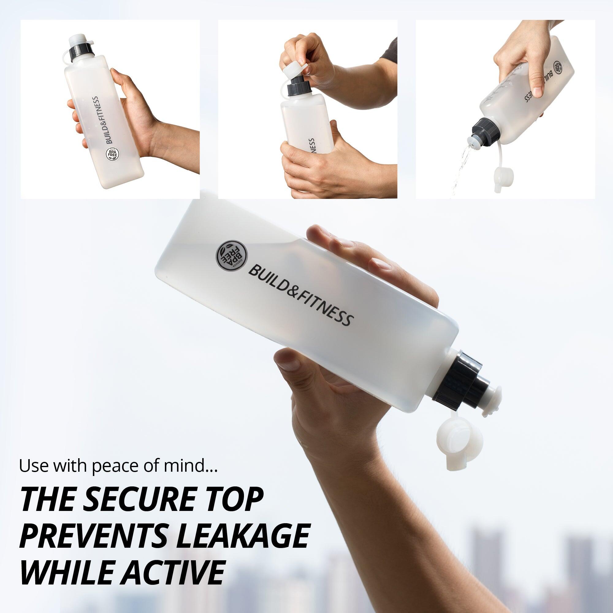 BUILD & FITNESS Curved Water Bottle 3/7
