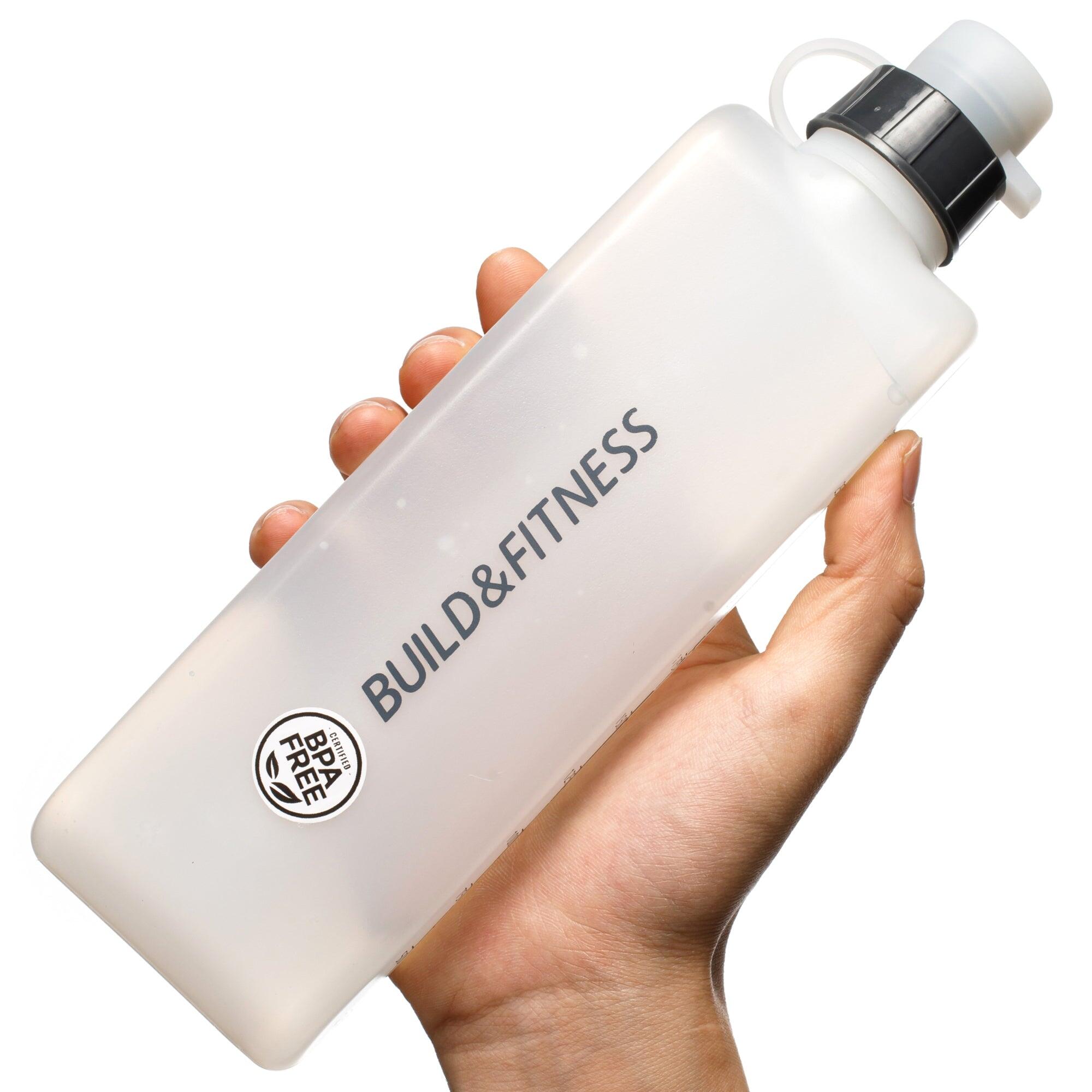BUILD & FITNESS Curved Water Bottle 1/7